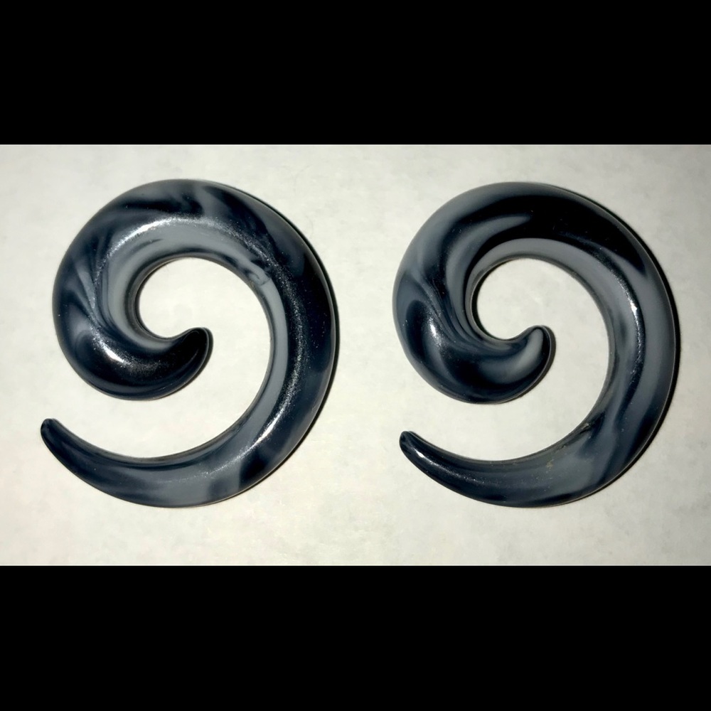 0g Spiral Earrings